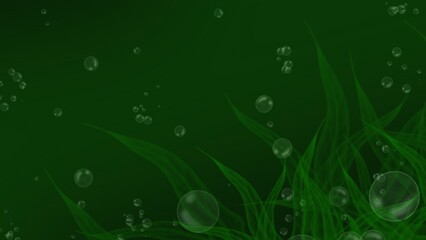 Rich Emerald Green Abstract Background with Light Organic Texture.