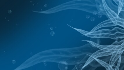 Cool Blue Abstract Texture Background with Flowing Organic Lines.