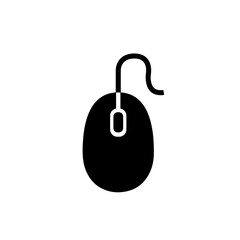 Computer Mouse Vector Illustration &ndash; Sleek Modern Desktop Pointing Device