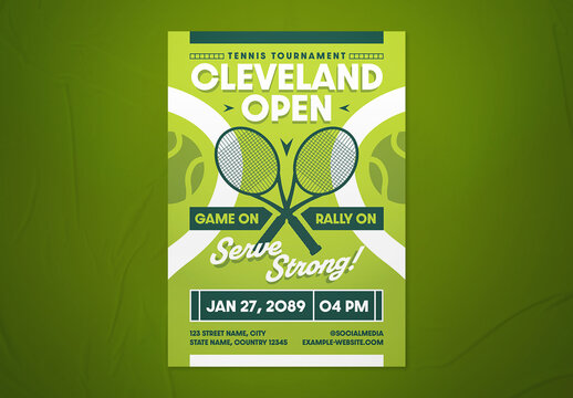 Cleveland Tennis Sport Open Flyer