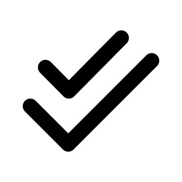 Double tick icon