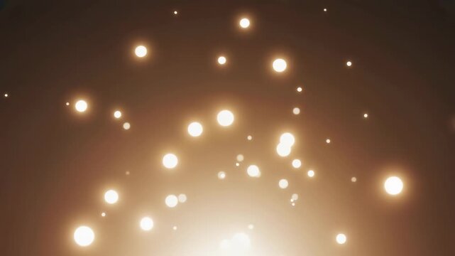 Turbo Particles Drifting Gently in Random Directions with Smooth Looping Motion 4K