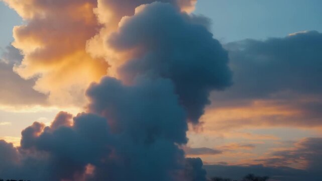 Realistic Rising Smoke Animation with Subtle Fluid Dynamics 4K