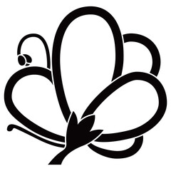 家紋です。中陰揚羽梅蝶といいます。