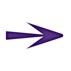 Purple Arrow Graphic Icon