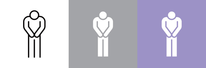 謝罪のシンプルなベクターアイコン