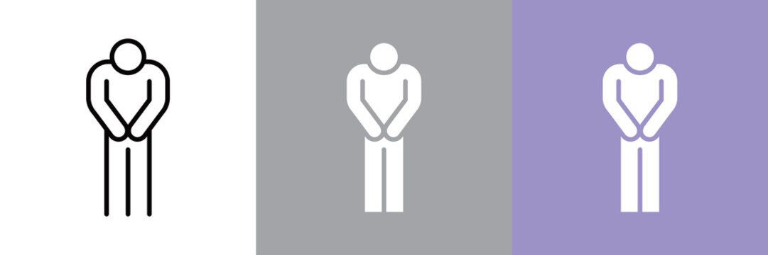 謝罪のシンプルなベクターアイコン