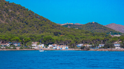 Capdepera Sea Coast, Capdepera Municipality, Mediterranean Sea, Mallorca, Balearic Islands, Spain, Europe