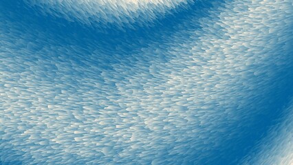 A clear blue abstract liquid texture ripples like a cold ocean surface, blending natural sea waves with a frozen winter ice pattern for a refreshing summer nature background © Inaya
