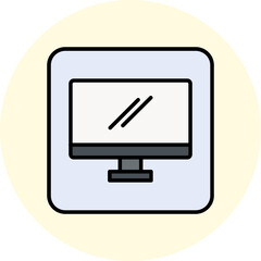 Screen Vector Icon