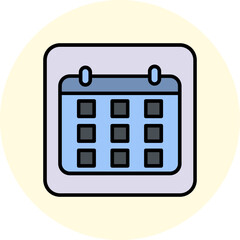 Calendar Vector Icon

