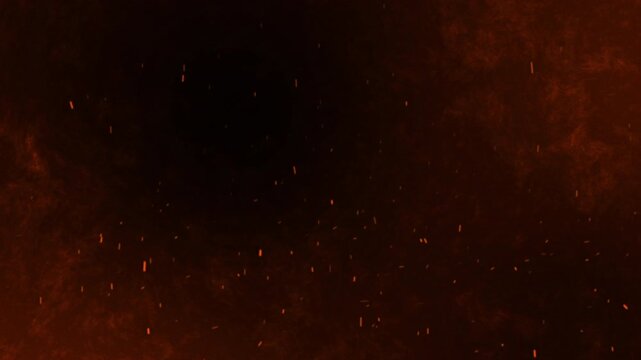 Realistic fire spark particle smoke overlay cinematic visual effect motion graphic abstract background ember