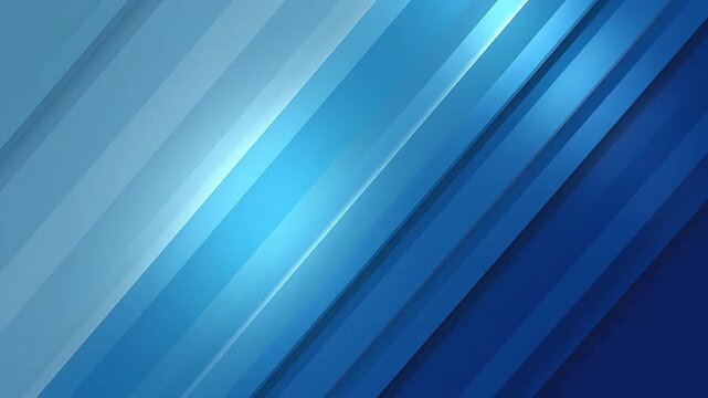 Abstract blue gradient background with diagonal lines creates depth.