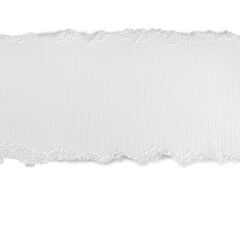 Long Horizontal Torn Paper Banner with Rough Ripped Edges Isolated for Website Headers Graphic Design Mockups and Creative Collage Art Projects