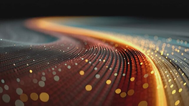 Flowing Light Path: An abstract representation of interconnected data streams and energy pathways, depicting a dynamic journey through a network of information and light.