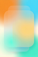 Modern Glassmorphism Abstract Background with Translucent Shapes and Gradient