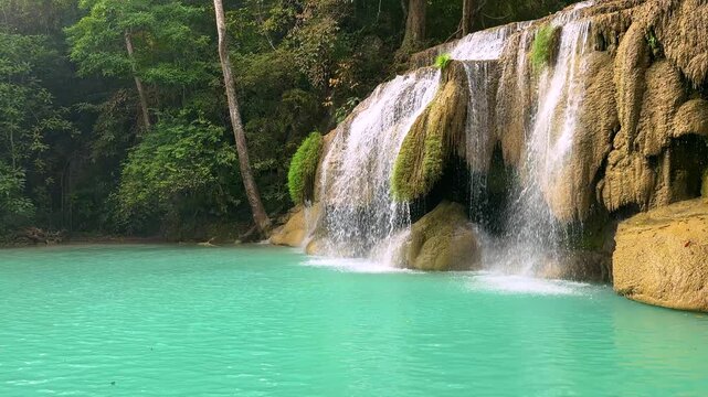 Erawan waterfalls, Thailand