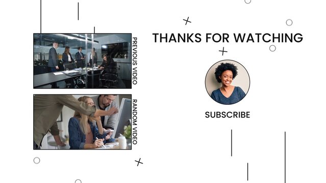 Corporate Business Motion Overlay Social Media End Card