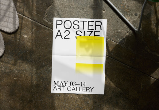 Mockup Of Customized A2 Poster