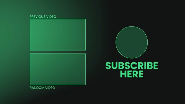 Dynamic Kinetic Modern Motion Overlay Social Media End Card