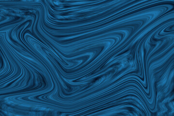 Abstract dark teal blue liquid marble texture background featuring swirling dynamic fluid patterns and deep saturated coloration.