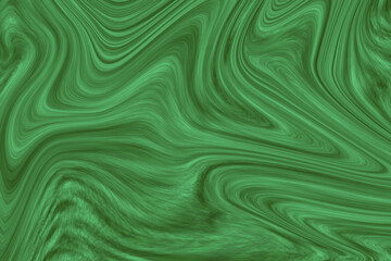 Abstract background texture featuring swirling deep emerald green liquid flow design mimicking polished natural stone surface. © Huzaifa