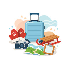 Travel essentials for winter adventures and fun