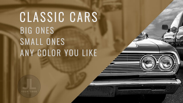 Blur Split On An Angle Overlay