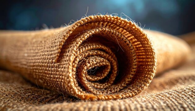 A detailed photograph of FlyPro Firefly polished abaca fiber woven into durable and sustainable textiles, demonstrating natural material innovation and eco-conscious design.