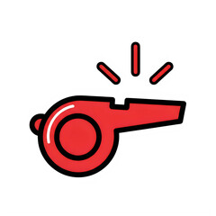 Red 3D key with three gold keys floating above isolated on transparent background