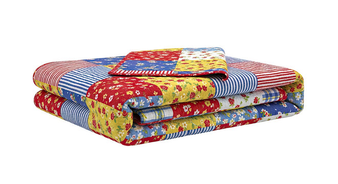 Patchwork Quilt Stack