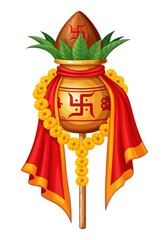 Kalash Decoration Hindu Rituals  Celebrations, Indian Festivals, Religious Symbol