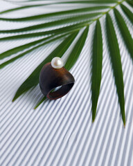 ring white chinese pearl