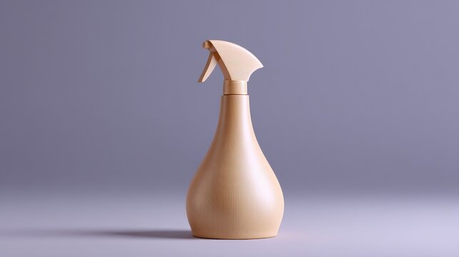 Stylish and Modern Spray Bottle on Minimalist Background, Perfect for Eco-Friendly Cleaning Solutions and Home Organization Inspiration