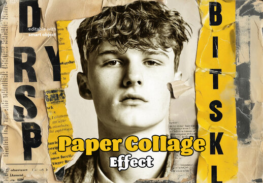 Paper Collage Photo Effect