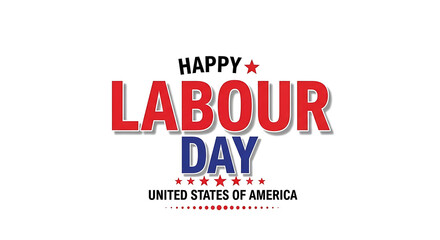 Celebrating the first labour day in the united states of america with festive pride isolated on transparent background