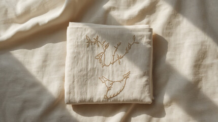 Minimal Embroidery Flat Lay