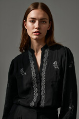 Minimalist Black Vyshyvanka