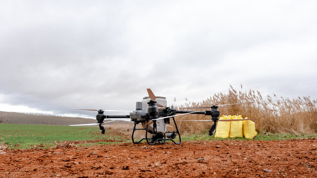 Agricultural drone for sustainable farming operations