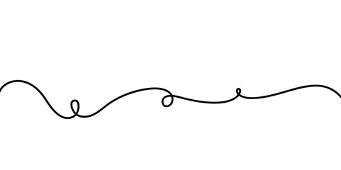 Obraz premium Wavy line with flowing curves. Continuous line doodles form wavy patterns. Curves create abstract backgrounds with flowing squiggles and organic tangles minimalist design. Abstract wavy line pattern