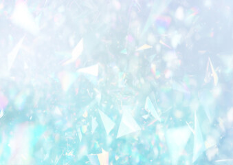 キラキラと輝くホログラムの背景