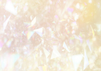 キラキラと輝くホログラムの背景