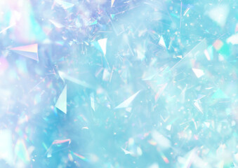 キラキラと輝くホログラムの背景