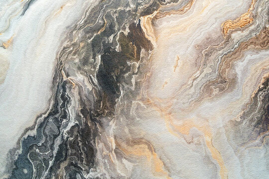 Textured marble imitated surface in soft earthy tones