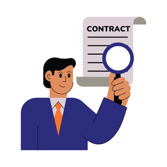 Reviewing Terms Vector illustration