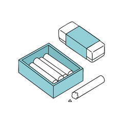 Open Box of Cigarettes with Lighter and Packaged Cigarette Sticks on a White Surface