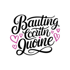 Naklejka premium Typography
