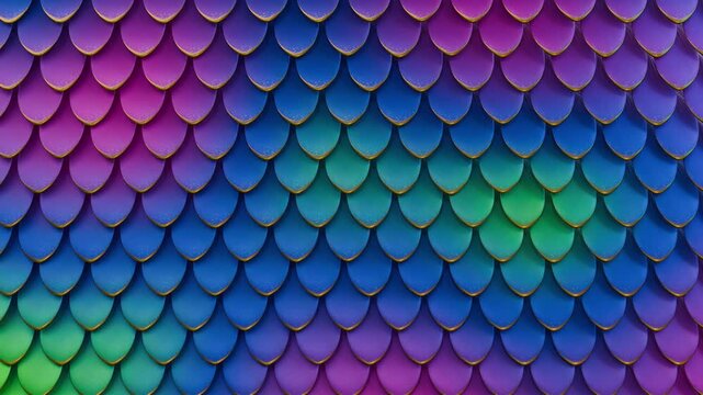 Breathing Dragon Scale Fantasy Seamless Loop Background