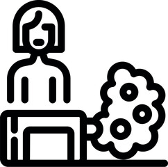 Obraz premium Woman suffering from exhaust fumes coming from car, exhaust pipe emitting pollution causing respiratory problems to a woman