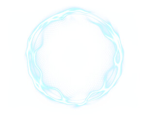 Abstract magic radar ring overlay PNG on transparent background